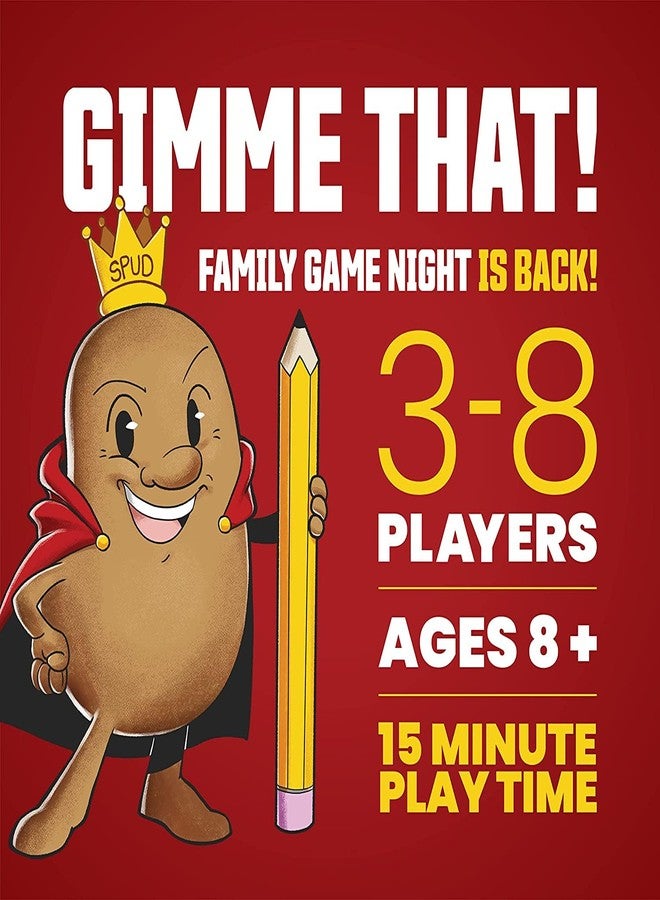 Dolphin Hat Games Gimme That! by The Creators of Taco Cat Goat Cheese Pizza, Family Party Game 3 to 8 Players, Ages 8+, 1 Minute to Learn and Ridiculously Fun to Play! - Image 5